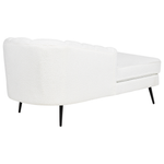 Chaiselongue Bouclé cremeweiss rechtsseitig ALLIER