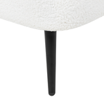 Chaiselongue Bouclé cremeweiss rechtsseitig ALLIER