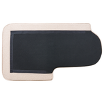 Chaiselongue Bouclé hellbeige rechtsseitig ALLIER