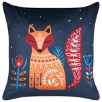 Dekokissen Samt dunkelblau 45 x 45 cm 2er Set FIRESPIKE