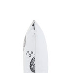 Kinderkissen aus Baumwolle mit Fischmotiven 45 x 45 cm Weiss 2er Set TWEEDIA