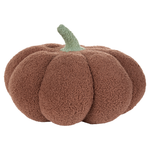 Bouclé Kissen in Kürbisform ⌀ 35 cm Braun 2er Set MUNCHKIN