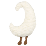 Kinderkissen Mond 21 x 40 cm Weiss 2er Set MOONLIGHTER