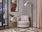 Stehlampe MELAWI Metall Weiss