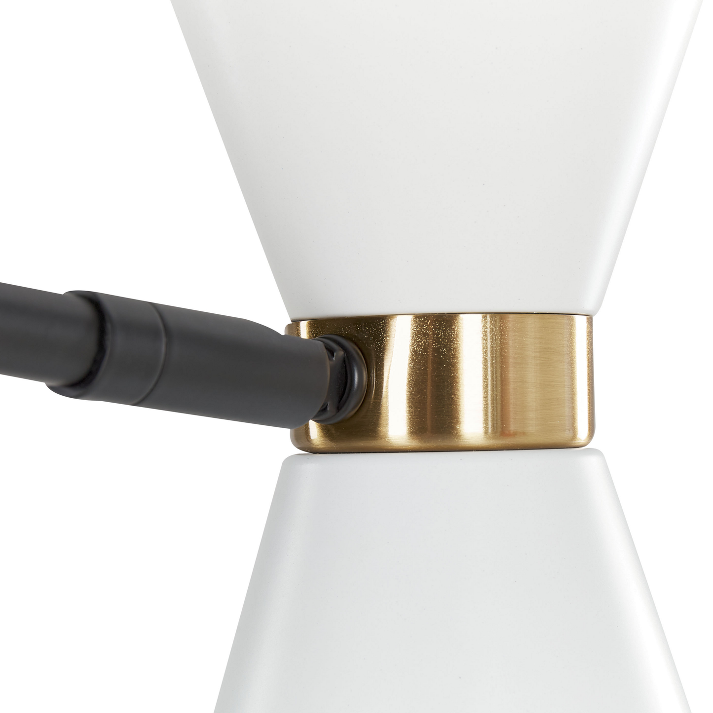 Stehlampe MELAWI Metall Weiss