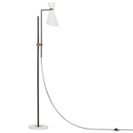 Stehlampe MELAWI Metall Weiss