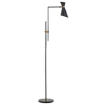 Stehlampe MELAWI Metall Schwarz