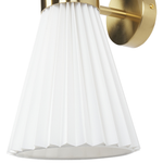 Wandlampe 2er Set TELANG Baumwolle Weiss