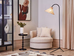 Stehlampe KERIAN Rattan Naturfarben