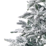 Künstlicher Weihnachtsbaum schneebedeckt 240 cm weiss BASSIE