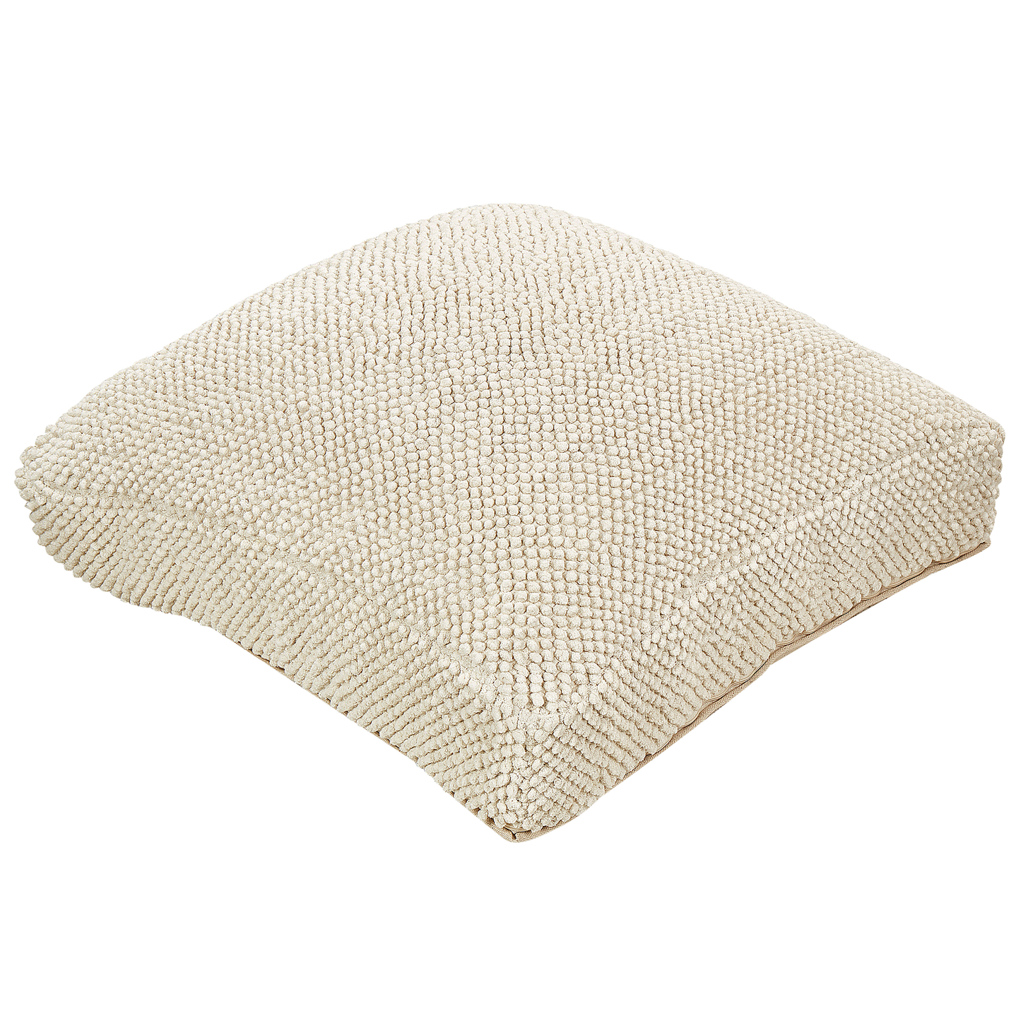 Bodenkissen JOARA Baumwolle Beige