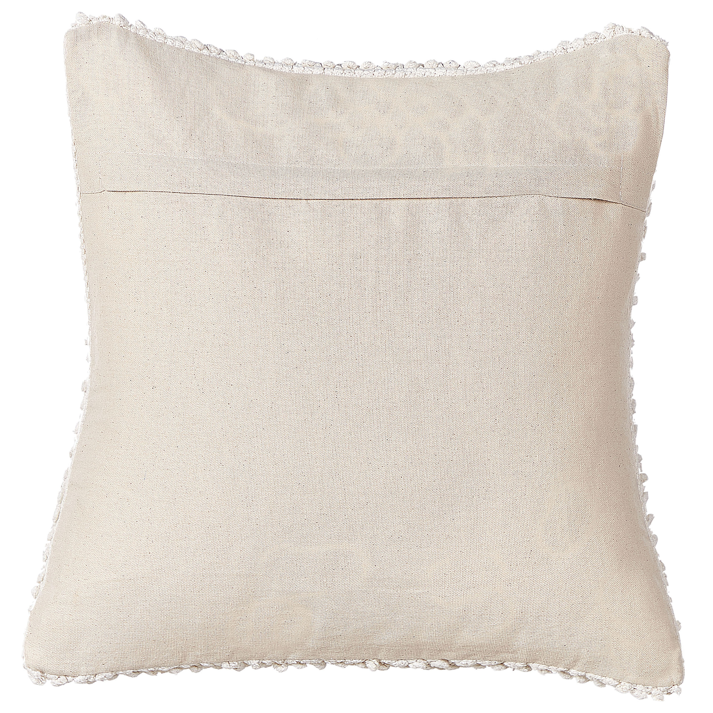 Dekokissen JOARA Baumwolle 50 x 50 cm Hellbeige Ohne Muster