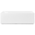 Freistehende Badewanne 169 cm x 80 cm rechteckig weiss GOCTA