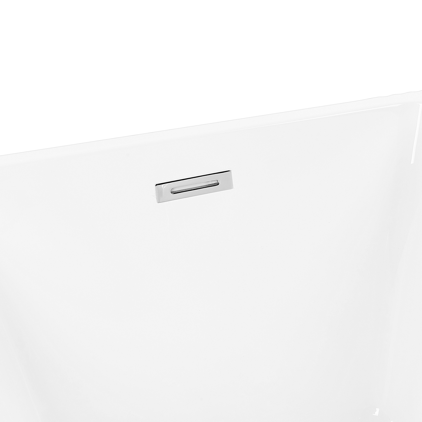 Freistehende Badewanne 169 cm x 80 cm rechteckig weiss GOCTA