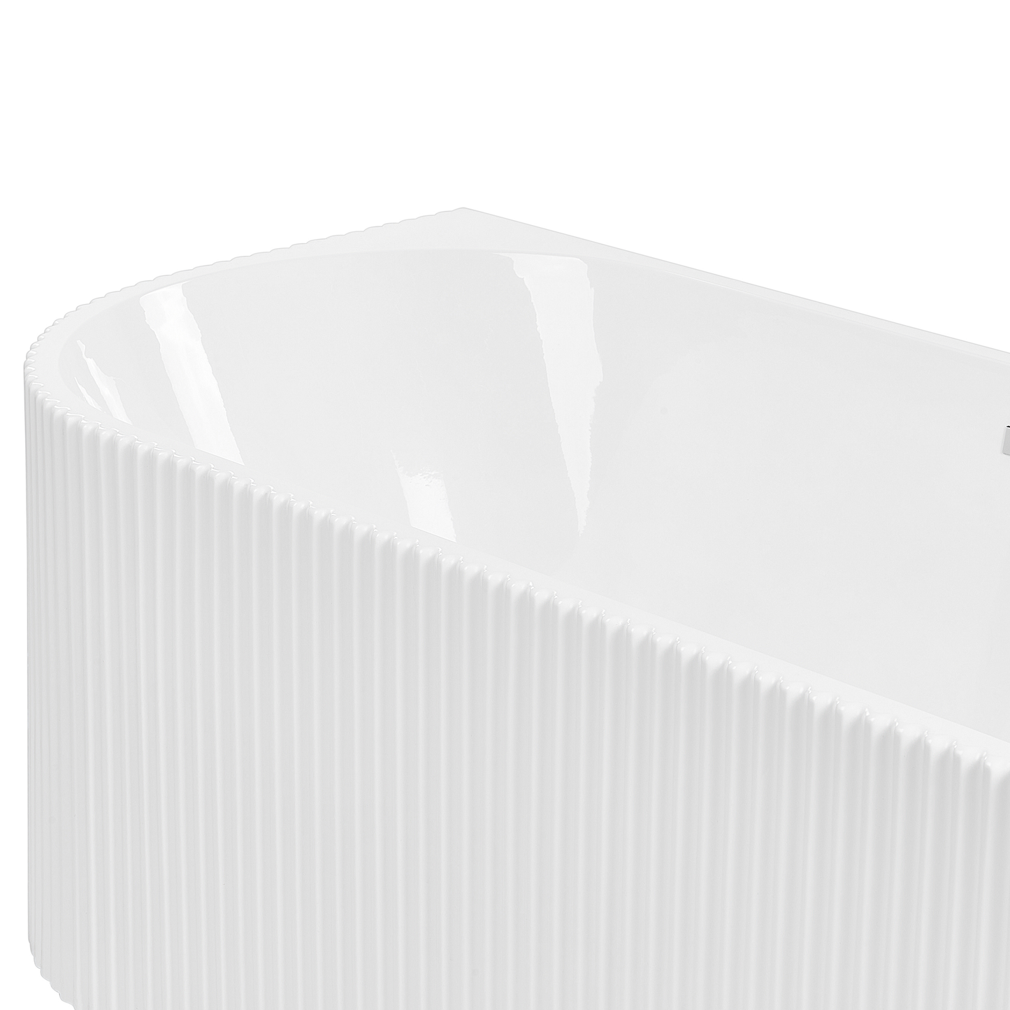 Eckbadewanne links 169 x 80 cm weiss GOCTA