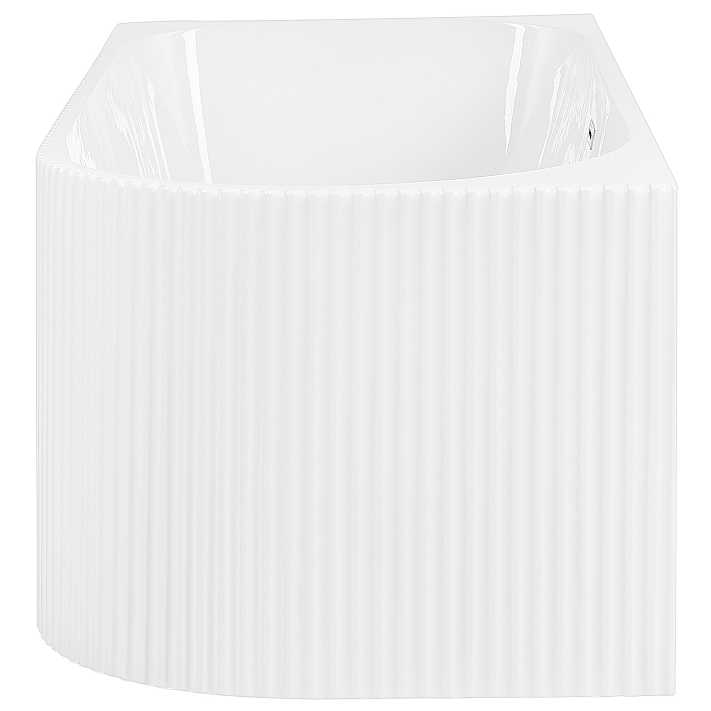 Eckbadewanne rechts 169 x 80 cm weiss GOCTA