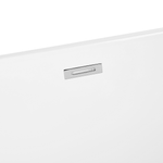 Freistehende Badewanne 169 x 80 cm oval weiss GOCTA
