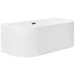 Badewanne 167 x 73 cm oval weiss GOCTA