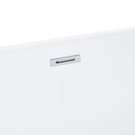 Badewanne 167 x 73 cm oval weiss GOCTA