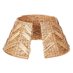 Weihnachtsbaumkragen SAPIN Naturfarben 45 cm Wasserhyazinthe