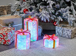 Outdoor Weihnachtsbeleuchtung LED mehrfarbig Geschenk 3er Set GRIMSEY