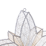 Outdoor Weihnachtsbeleuchtung LED silber Sternform 50 cm HOFSOS