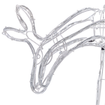 Outdoor Weihnachtsbeleuchtung LED weiss Reh mit beweglichem Kopf 53 cm KRISTNES