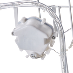 Outdoor Weihnachtsbeleuchtung LED weiss Reh mit beweglichem Kopf 53 cm KRISTNES