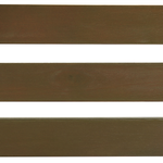 Gartenliege Akazienholz dunkelbraun Auflage blau rollbar AMANTEA