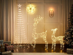 Outdoor Weihnachtsbeleuchtung LED silber Reh 92 cm HAFNIR