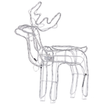 Outdoor Weihnachtsbeleuchtung LED weiss Rentier mit beweglichem Kopf 94 cm INNNES