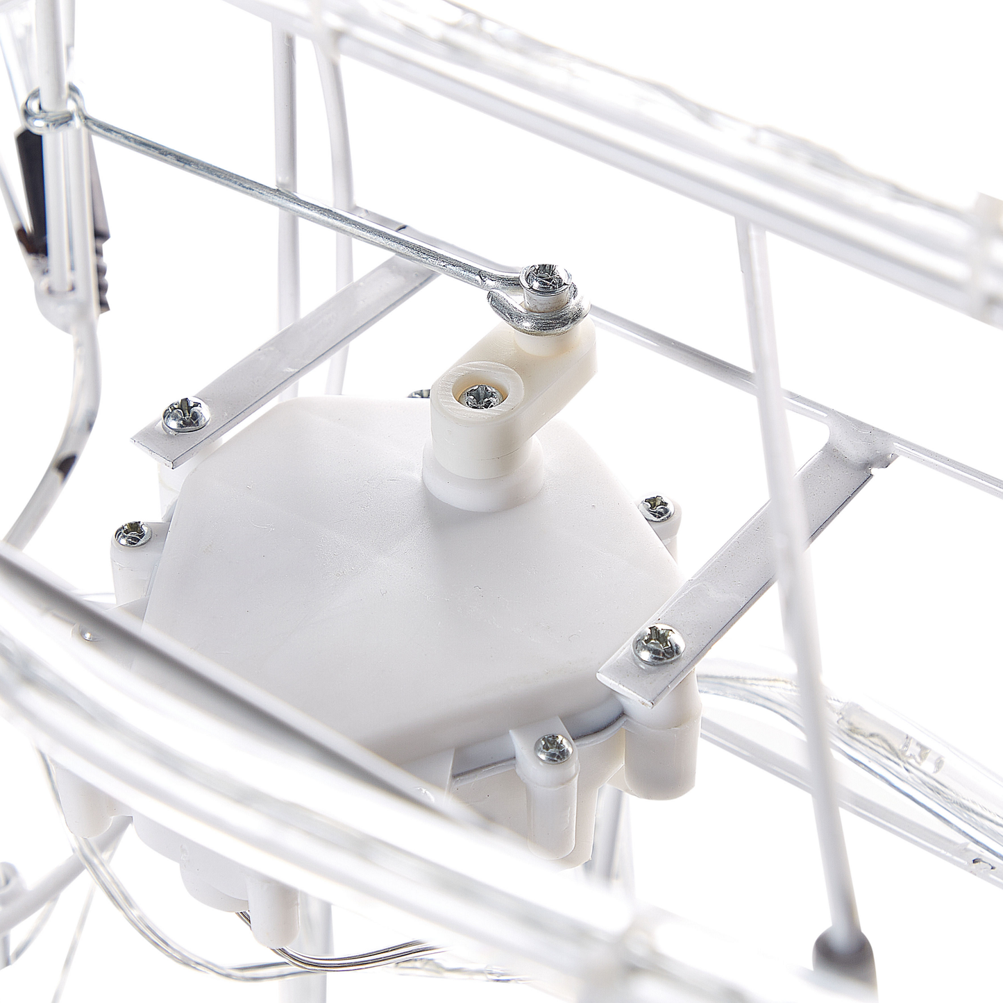 Outdoor Weihnachtsbeleuchtung LED weiss Rentier mit beweglichem Kopf 94 cm INNNES