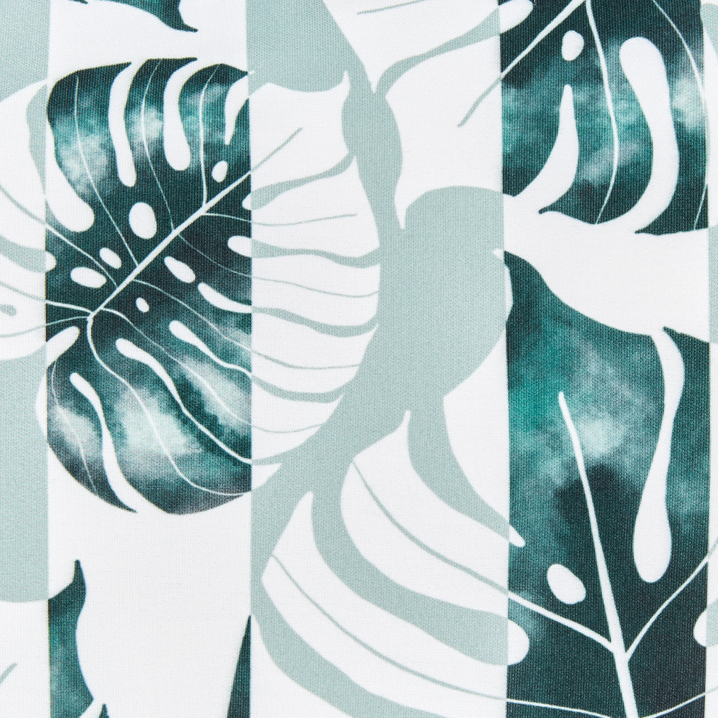 Gartenkissen 2er Set TERMINI Pflanzenmuster 40 x 60 cm Grün