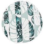 Gartenkissen Blättermotiv grün ⌀ 40 cm 2er Set TERMINI