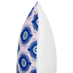 Gartenkissen 2er Set CERIANA Tiermuster 40 x 60 cm Blau