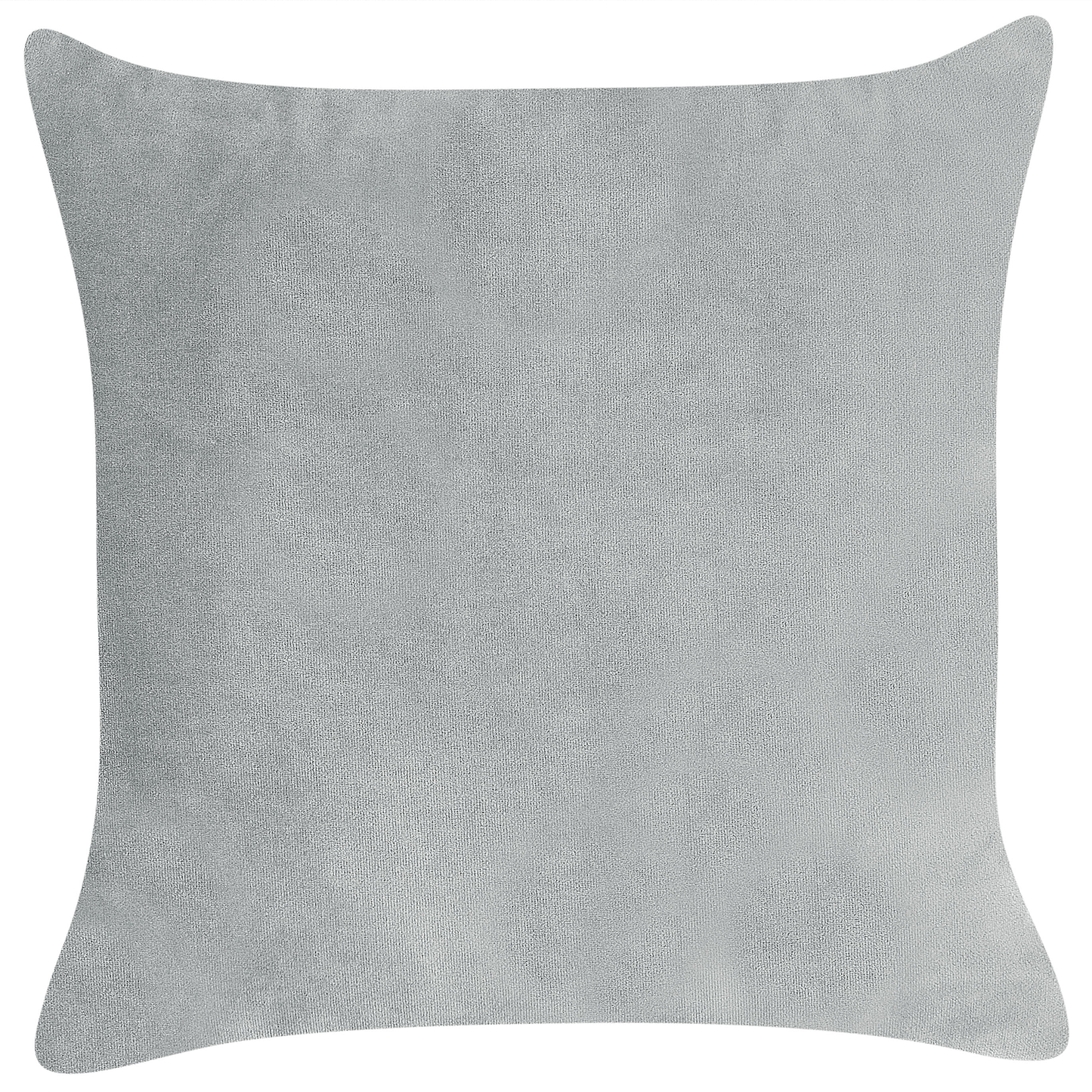 Chaiselongue Samtstoff hellgrau linksseitig CHAUMONT
