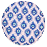 Gartenkissen 2er Set CERIANA Tiermuster 40 x 40 cm Blau