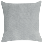 Chaiselongue Samtstoff hellgrau rechtsseitig CHAUMONT