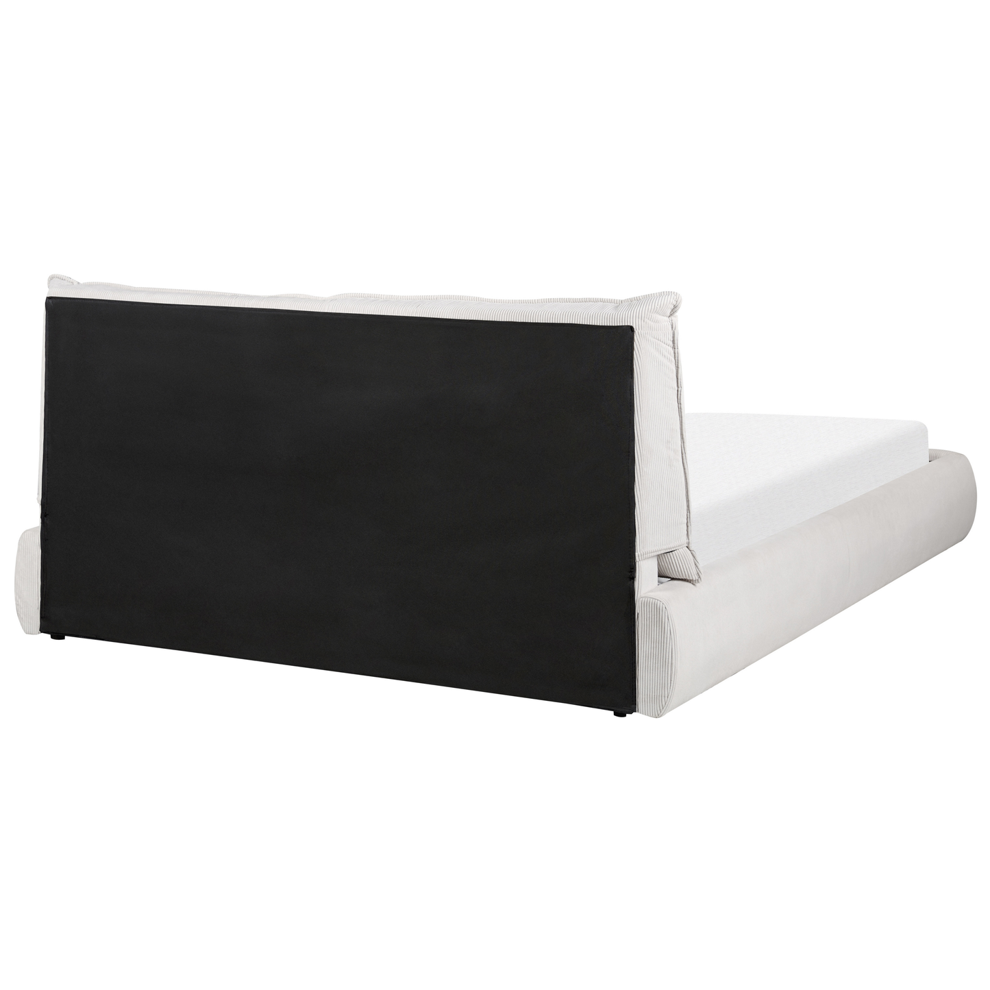 Wasserbett Cord VINAY 160 x 200 cm Hellbeige