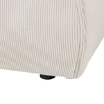 Wasserbett Cord VINAY 160 x 200 cm Hellbeige