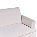Schlafsofa 3-Sitzer Samtstoff Beige VETTRE