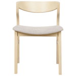 Esszimmerstuhl 2er Set MAROA Holz Beige
