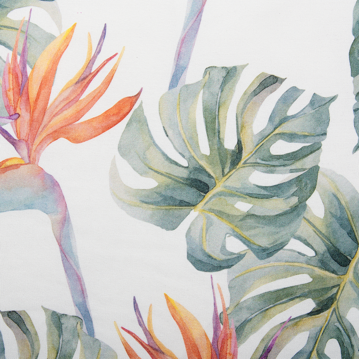 Gartenkissen 2er Set TORRAZZO Pflanzenmuster 45 x 45 cm Bunt