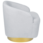 Drehsessel LAVIK Stoff Hellgrau