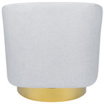 Drehsessel LAVIK Stoff Hellgrau