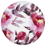 Gartenkissen 2er Set LANROSSO Blumenmuster 40 x 40 cm Rosa