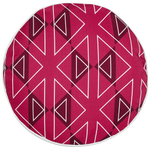 Gartenkissen 2er Set MEZZANO Geometrisches Muster 40 x 40 cm Rosa