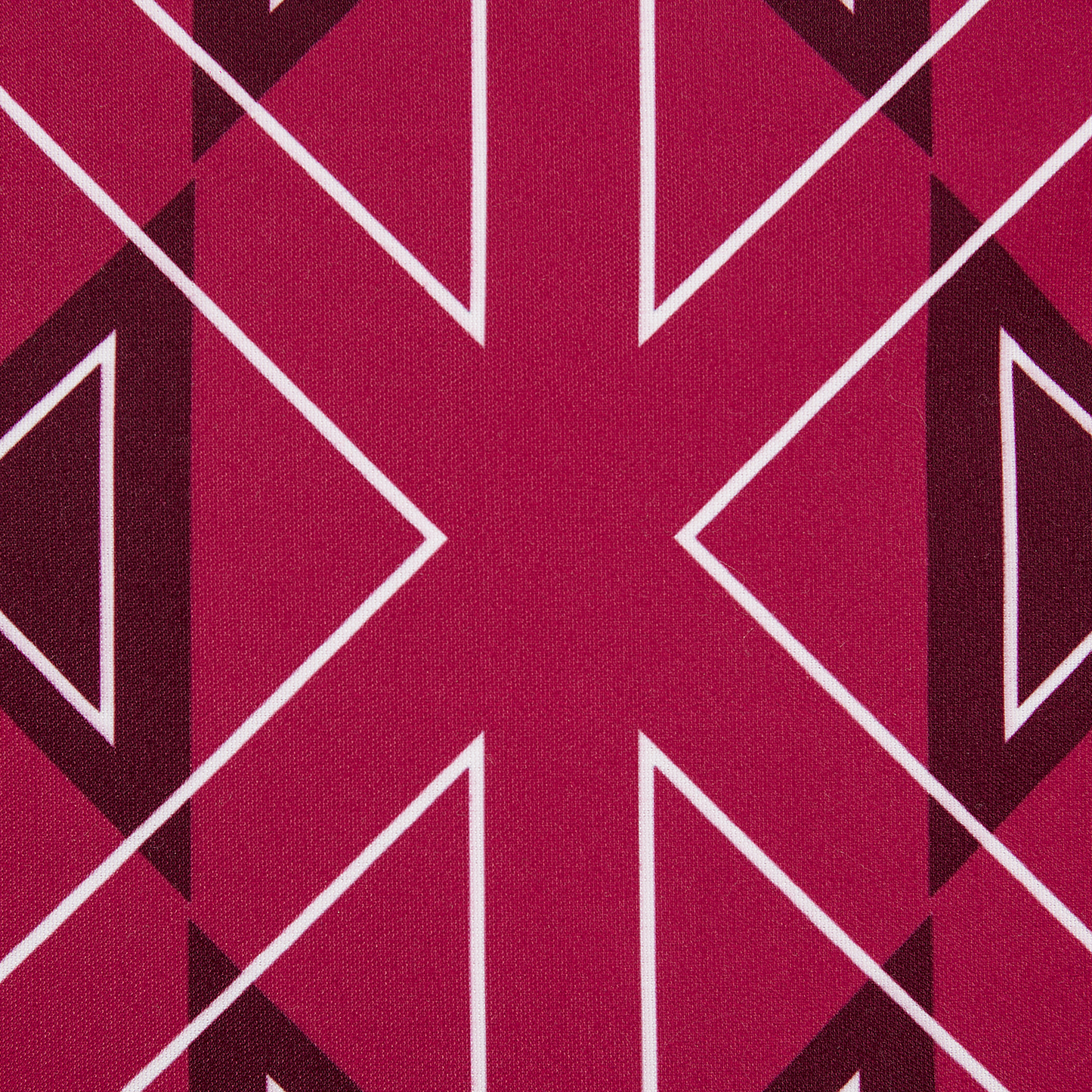 Gartenkissen 2er Set MEZZANO Geometrisches Muster 40 x 40 cm Rosa