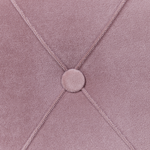 Pouf mit Stauraum Samtstoff rosa 2er Set PUEBLO