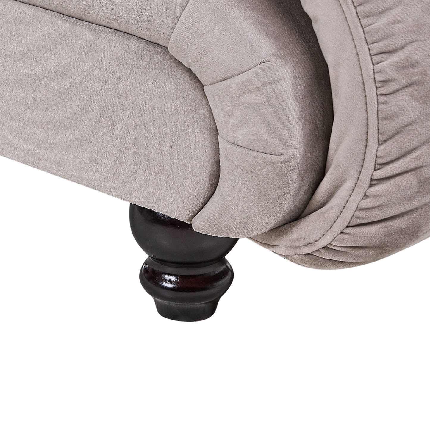 Chaiselongue taupe linksseitig LORMONT